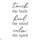 Plakat z napisem - Touch the body