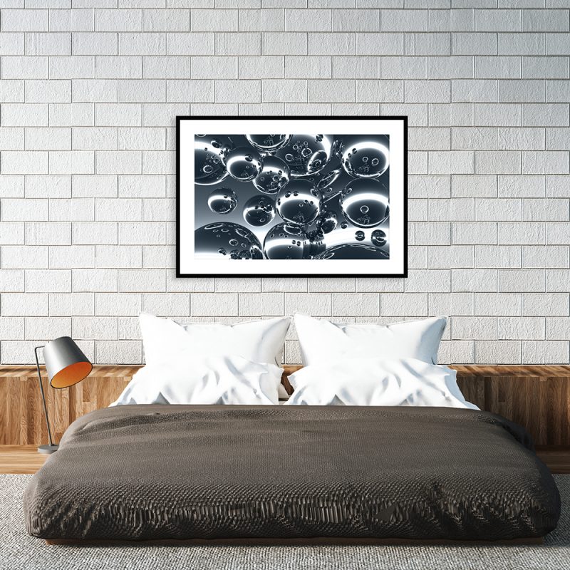 Plakat z motywem bąbelków Plakat bąbelki
