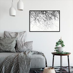 Plakat gałęzie drzew
