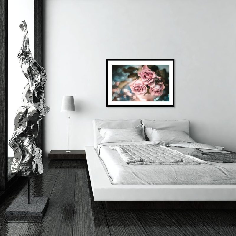 Plakat na ścianę z motywem kwiatów
