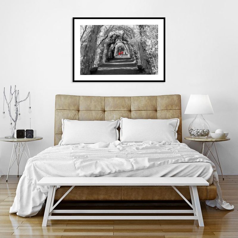 Plakat dzieci w ogrodzie Boboli Plakat motyw parku