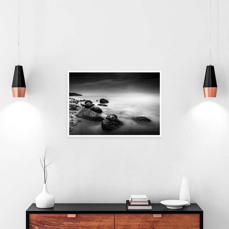 Plakat z krajobrazem Plakat brzeg morza