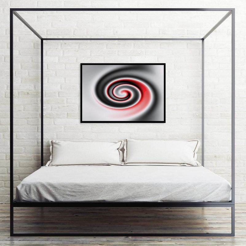 plakat nowoczesnego wzoru nad łóżko plakat nowoczesnego wzoru do sypialni