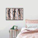 plakat trzy afrykańskie kobiety do sypialni