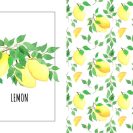 Plakat dyptyk z napisem - Lemon