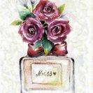 Plakat z buteleczką perfum Miss