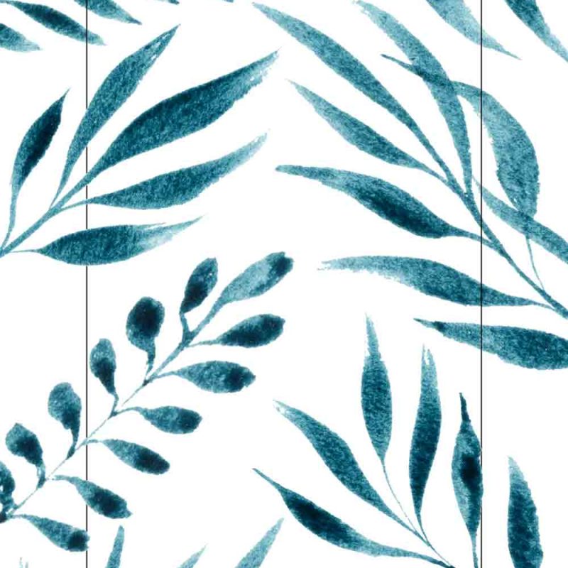 Plakat botaniczny z motywem liści Plakat botaniczny z motywem liści