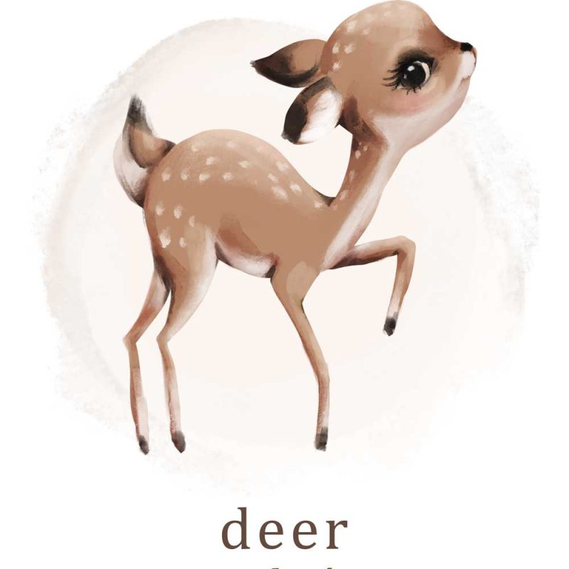 Plakat z jeleniem Plakat z jeleniem