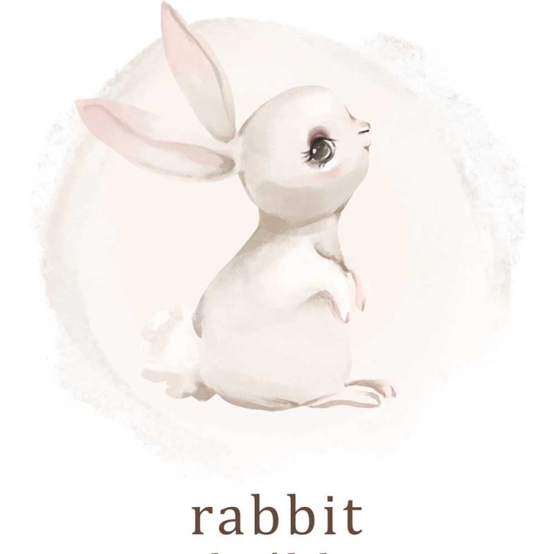 Plakat typograficzny - Rabbit