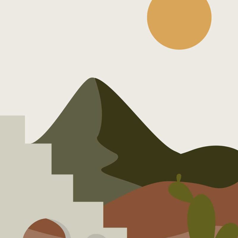 Plakat w ciepłych kolorach do ozdoby salonu Plakat w ciepłych kolorach do ozdoby salonu