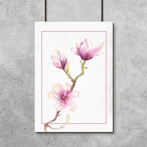 plakaty z magnoliami