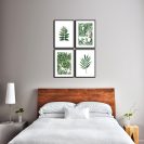 plakaty botaniczne do sypialni
