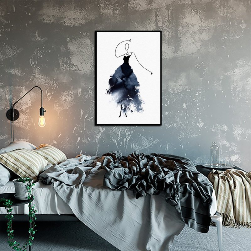 plakat z tancerką dekoracje na ściany