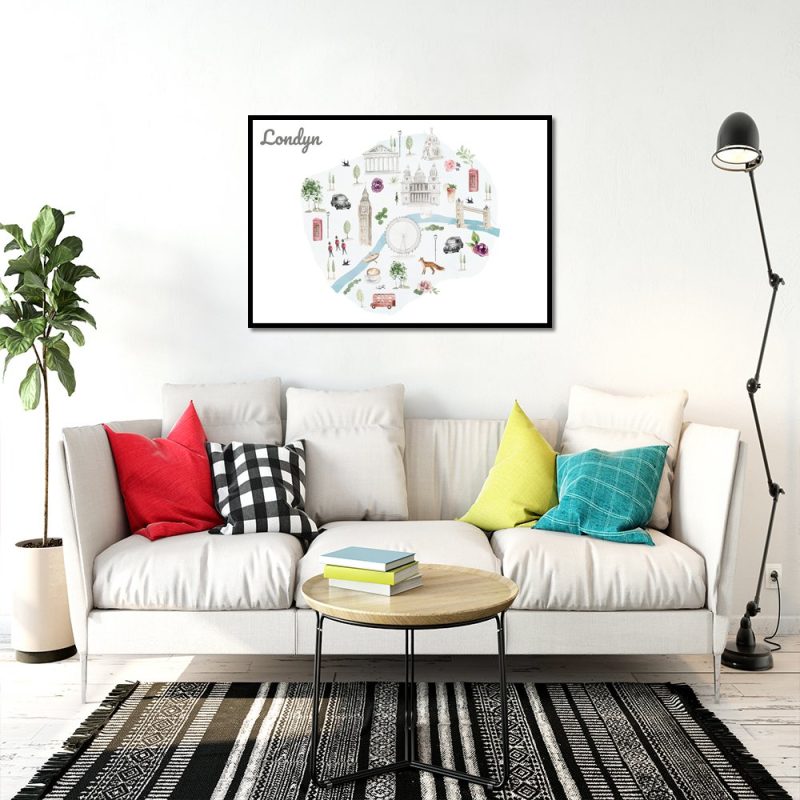 plakat Londyn dekoracje na ściany