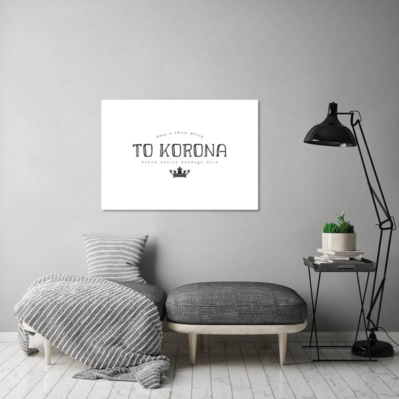 plakat dbaj o włosy dekoracje na ściany