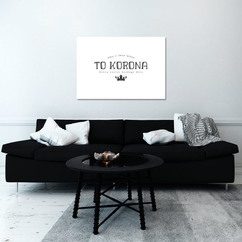 ozdoba z napisami plakat do salonu fryzjerskiego