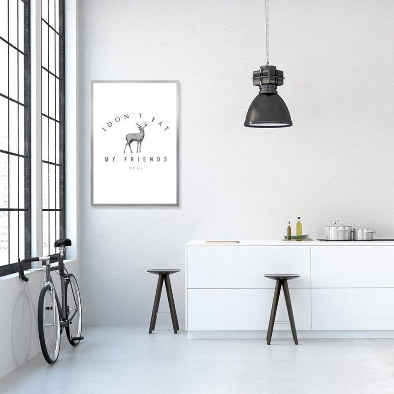 Typograficzny plakat do kuchni