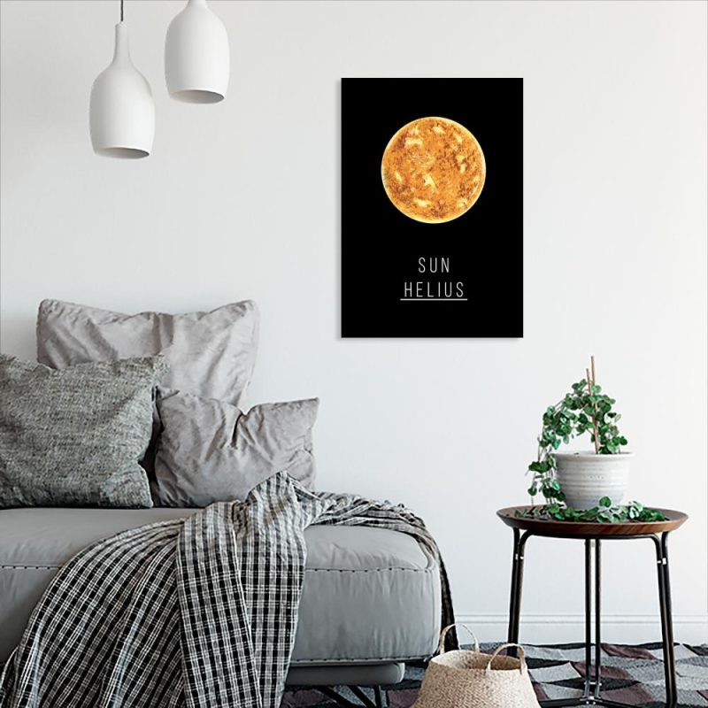 Plakat z motywem Słońca Plakat z motywem gwiazdy do salonu