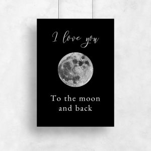 księżyc na plakacie