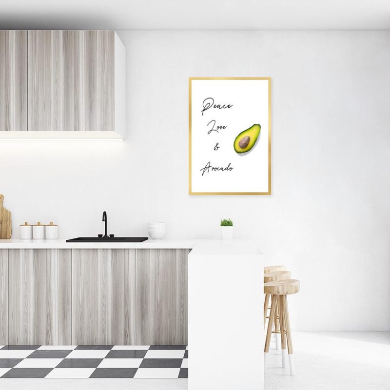 plakat z awokado