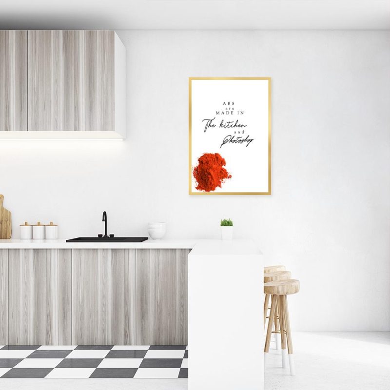 jedzenie na plakacie motyw jedzienia jako plakat