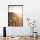 Plakat piaski pustyni