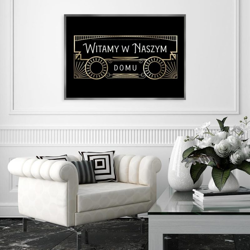 plakat z witaniem gości plakat witamy gości