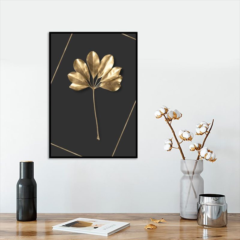 Plakat na ścianę z motywem liścia Plakat z motywem liścia