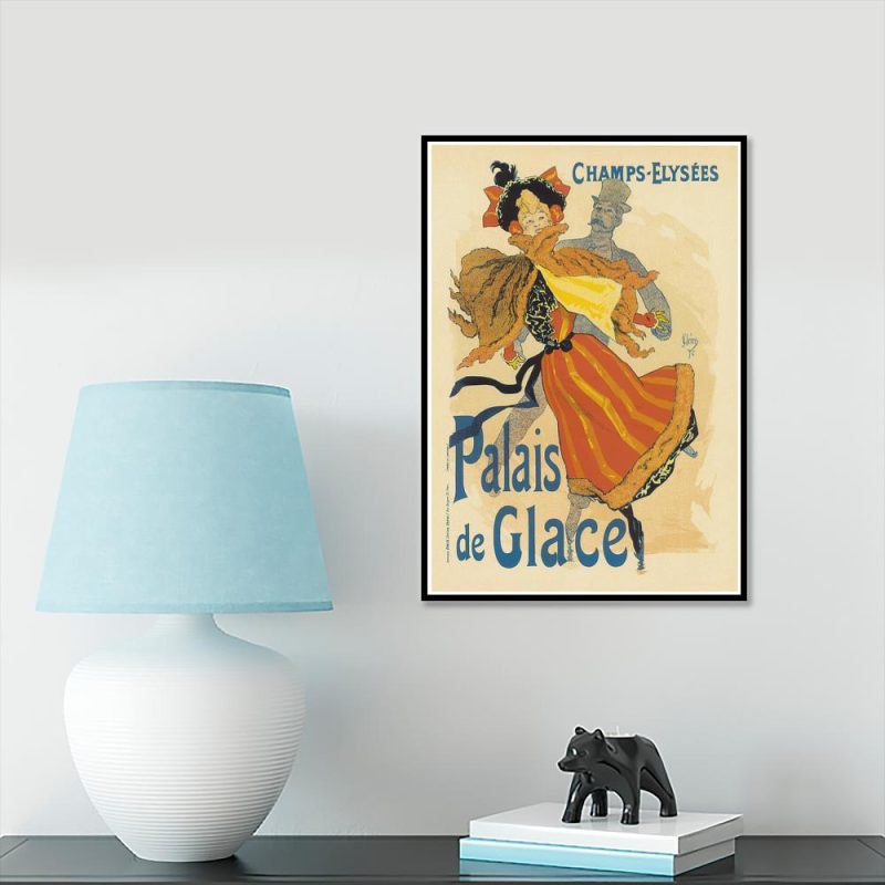 Plakat vintage z motywem kobiety