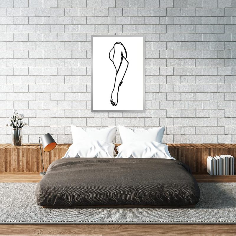 Plakat minimalistyczny nogi