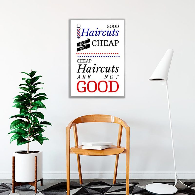 plakat barber shop