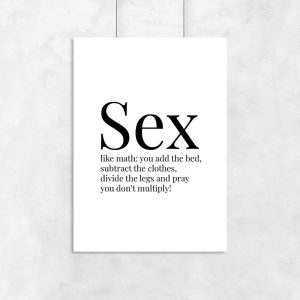 plakat do sypialni sex