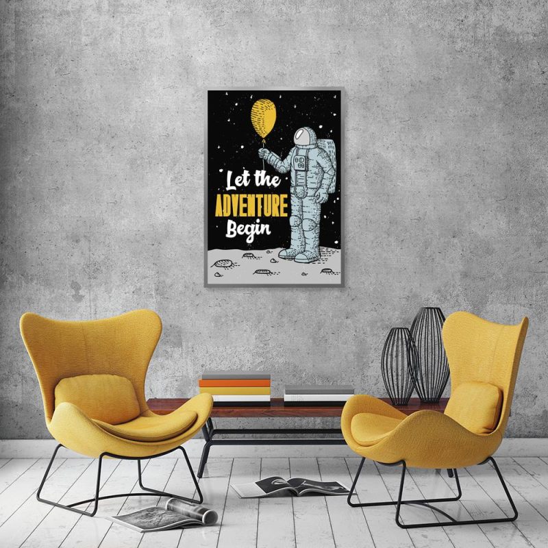 plakat let the adventure begin