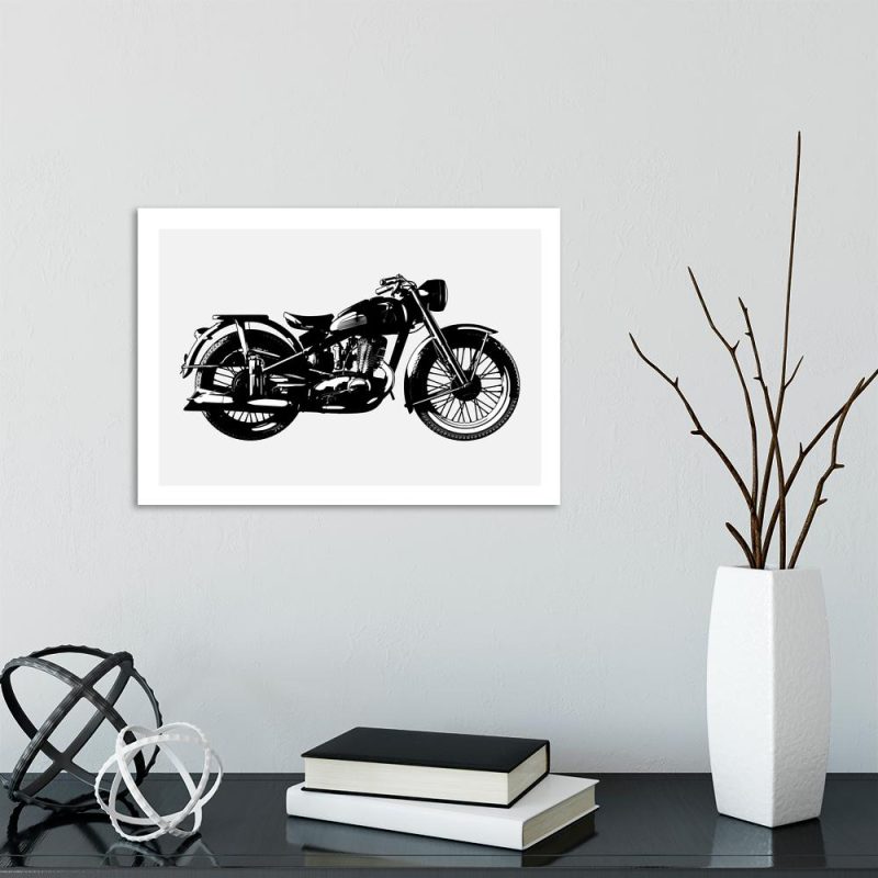 plakat motocykl