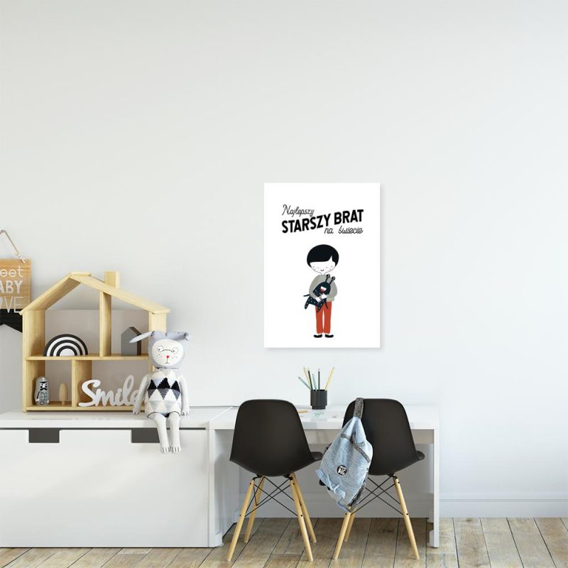 plakat pionowy jako dekoracja