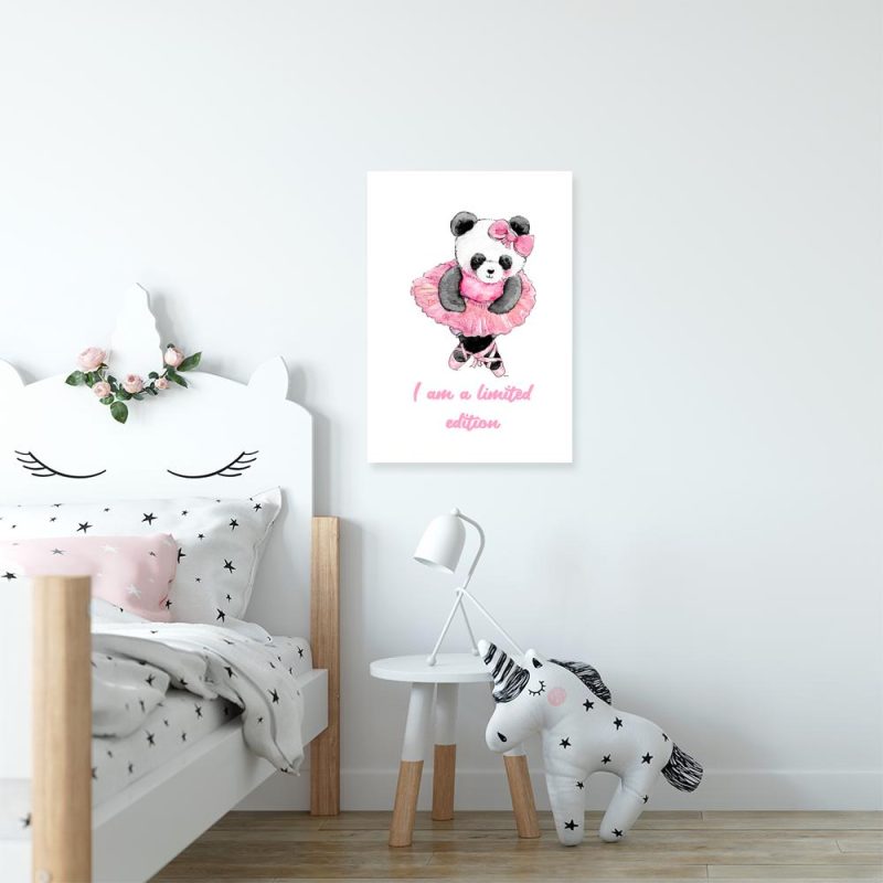 plakat z baletnicą pandą
