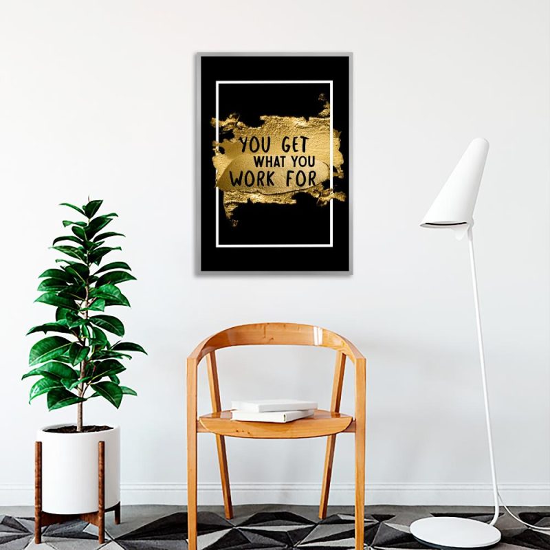 plakat z motywem napisu angielski napis na plakacie