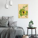 plakat sypialniany ze słoneczkiem