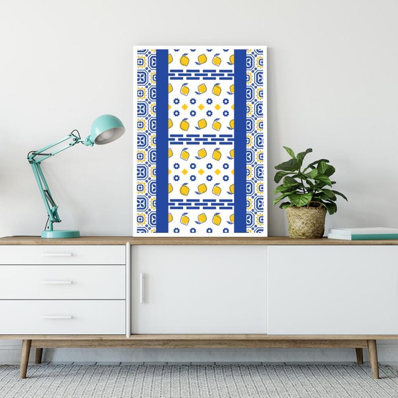 plakat ścienny z geometrycznym wzorem do salonu plakat z geometrycznym wzorem do salonu