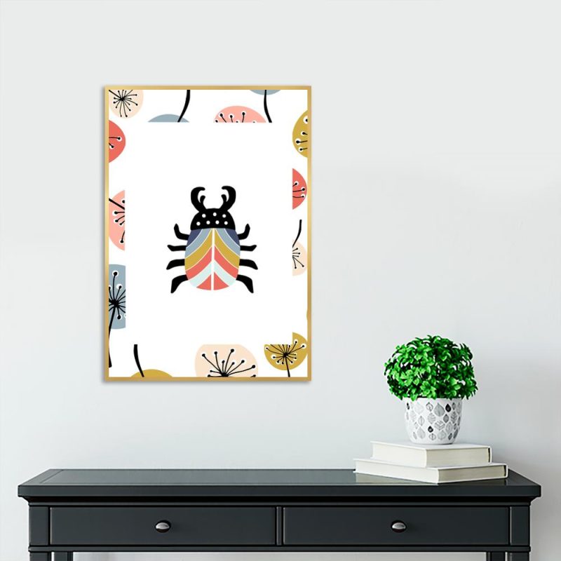 robak na plakacie plakat z robakiem