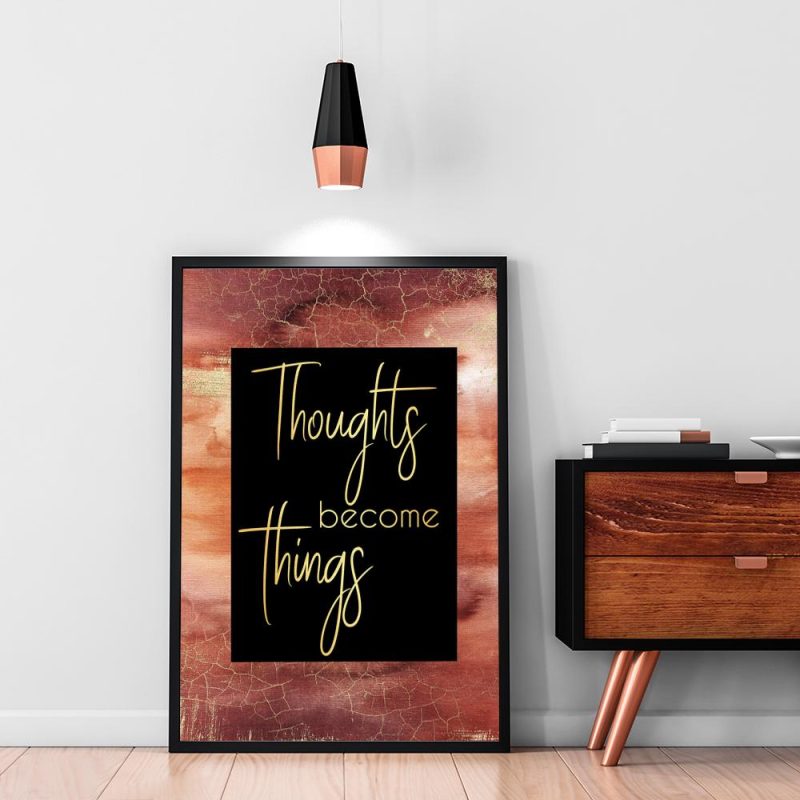 napis na plakacie plakat z motywem napisu