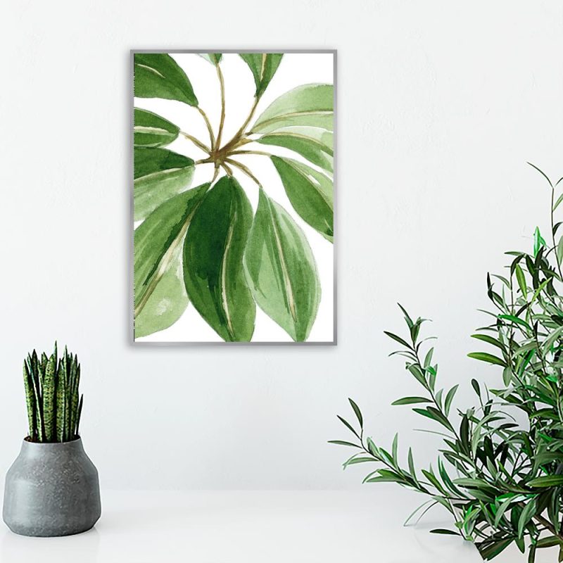 plakat zielony plakat botaniczny