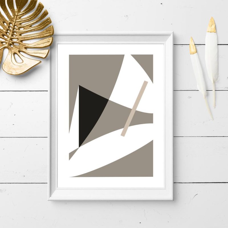 nowoczesny plakat z abstrakcją plakat abstrakcja