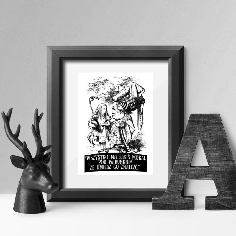 plakat cytat Alicja w Krainie Czarów plakat Alicja w Krainie Czarów