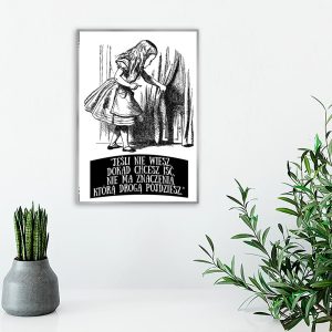 plakat ilustracja Alicja w Krainie Czarów