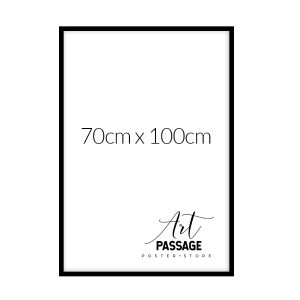 rama na plakat czarna 70x100