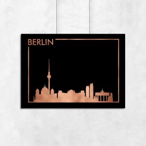 Berlin na plakacie poziomym