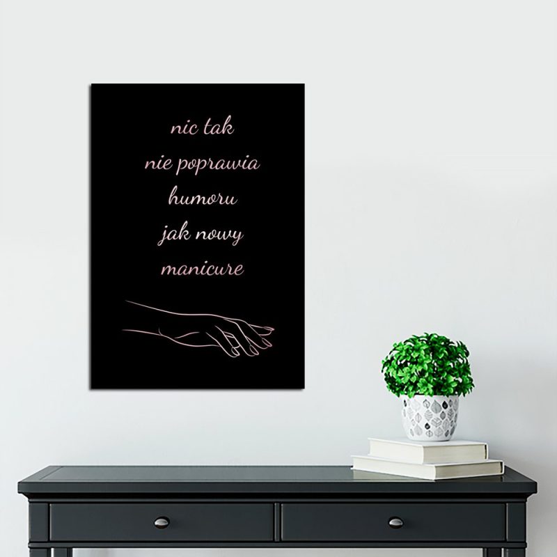 lakaty z różowego złota plakaty z maksymami