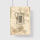 Patent na kawiarkę - Plakat do jadalni