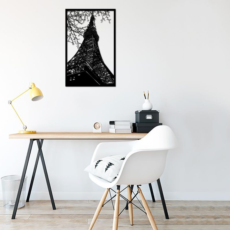 Czarny ażur na ścianę Czarny ażur na ścianę